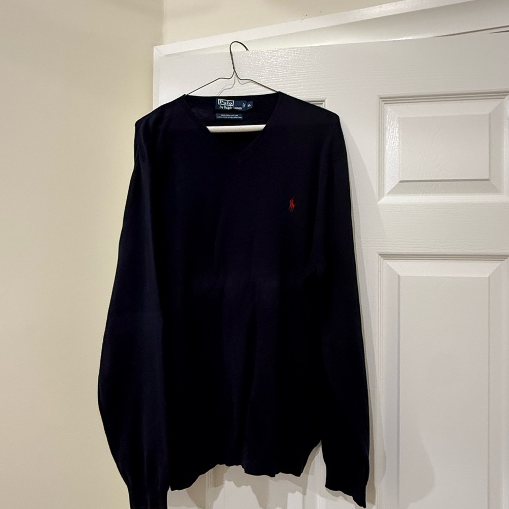 Polo Ralph Lauren navy V-Neck Sweater